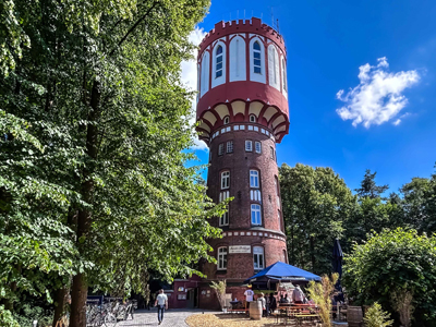 Historischer Wasserturm der Eventlocation Sander Dickkopp in Hamburg